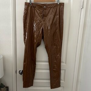 Pleather pants